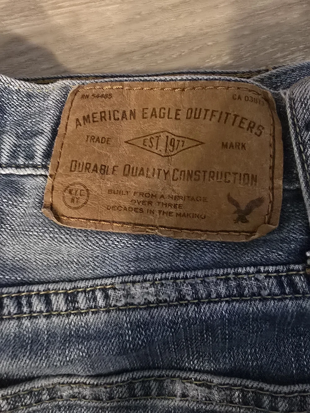 American Eagle Outfitters Men's Straight Jeans - Blue